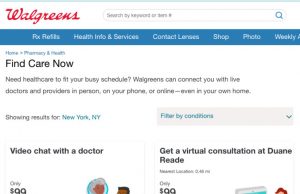 find care now walgreens