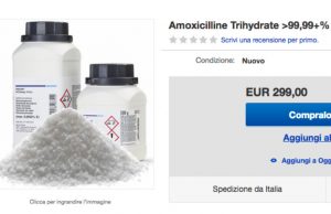 Amoxicillina in vendita su eBay